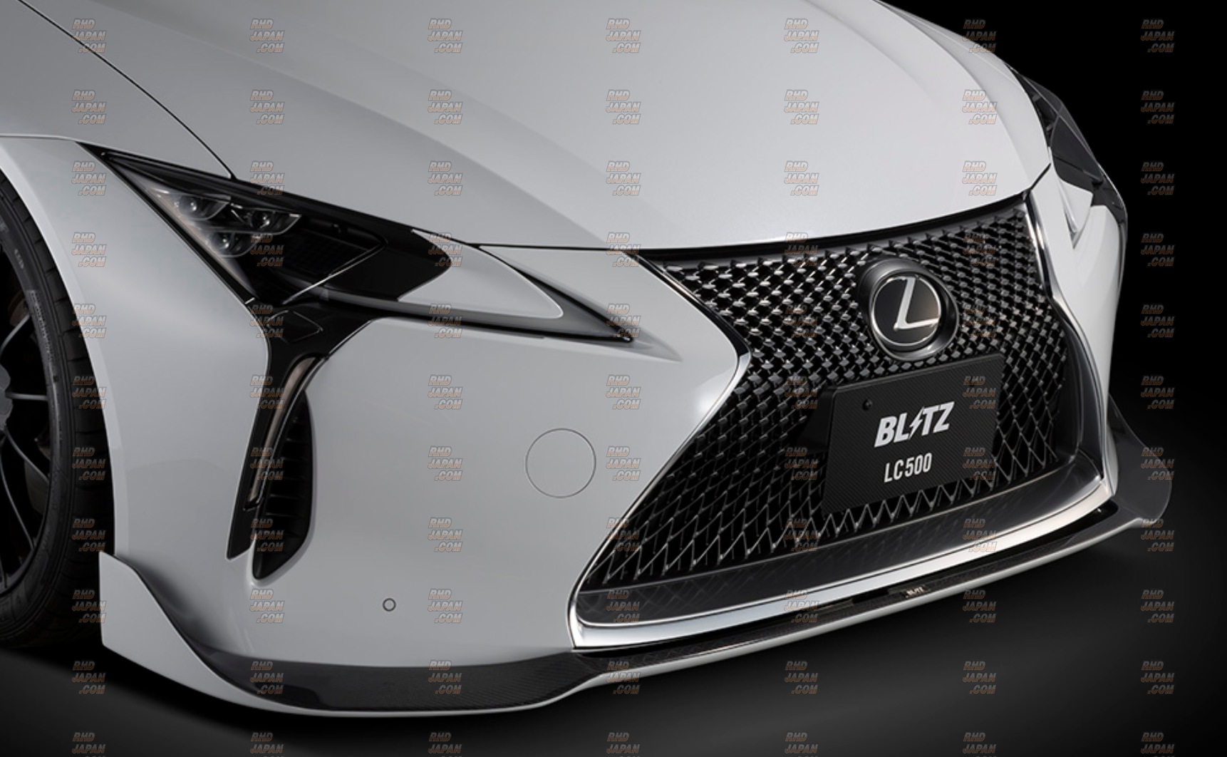 Blitz Aero Speed R-Concept Front Lip Spoiler Carbon Fiber - Lexus